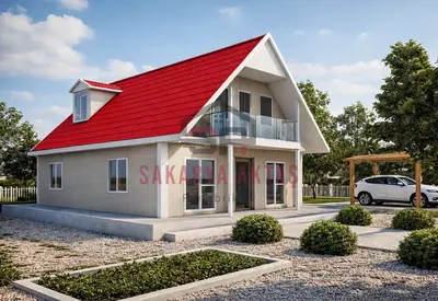 Two-storey prefab house, 134 m², 3+1