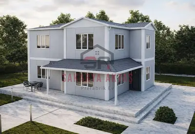 Two-storey prefab house, 142 m², 4+1