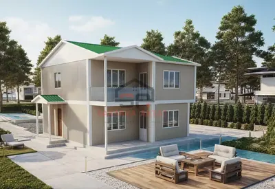 Two-storey prefab house, 150 m², 4+1
