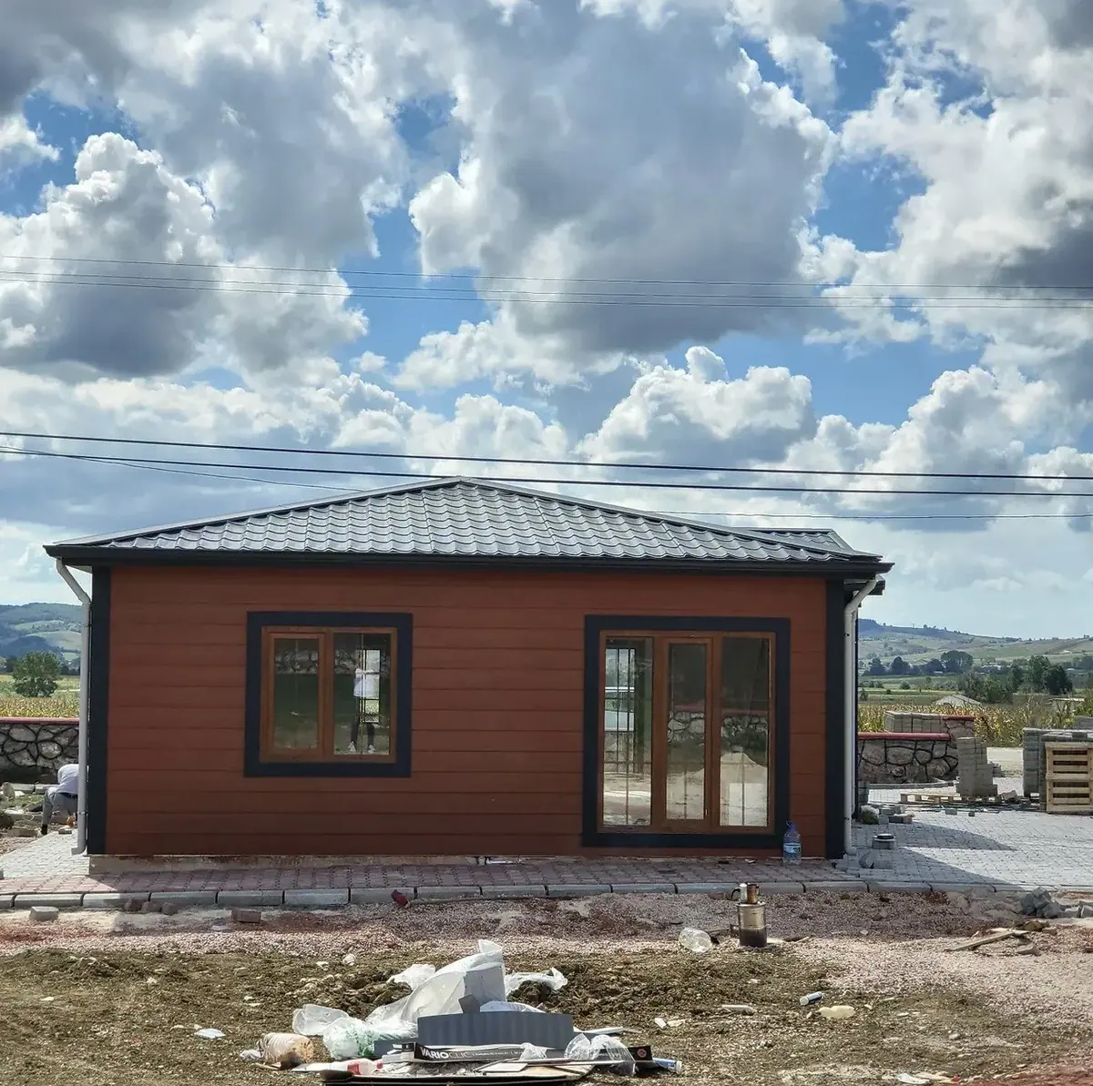 Gebze Pelitli, Kocaeli — teslim edilen 75 m² tek katlı prefabrik ev (3/4)