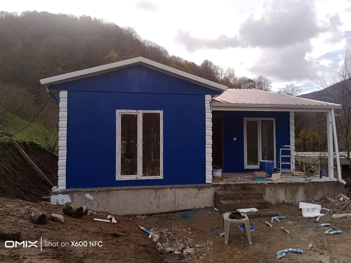 Sakarya — montajı süren tek katlı prefabrik ev (4/4)