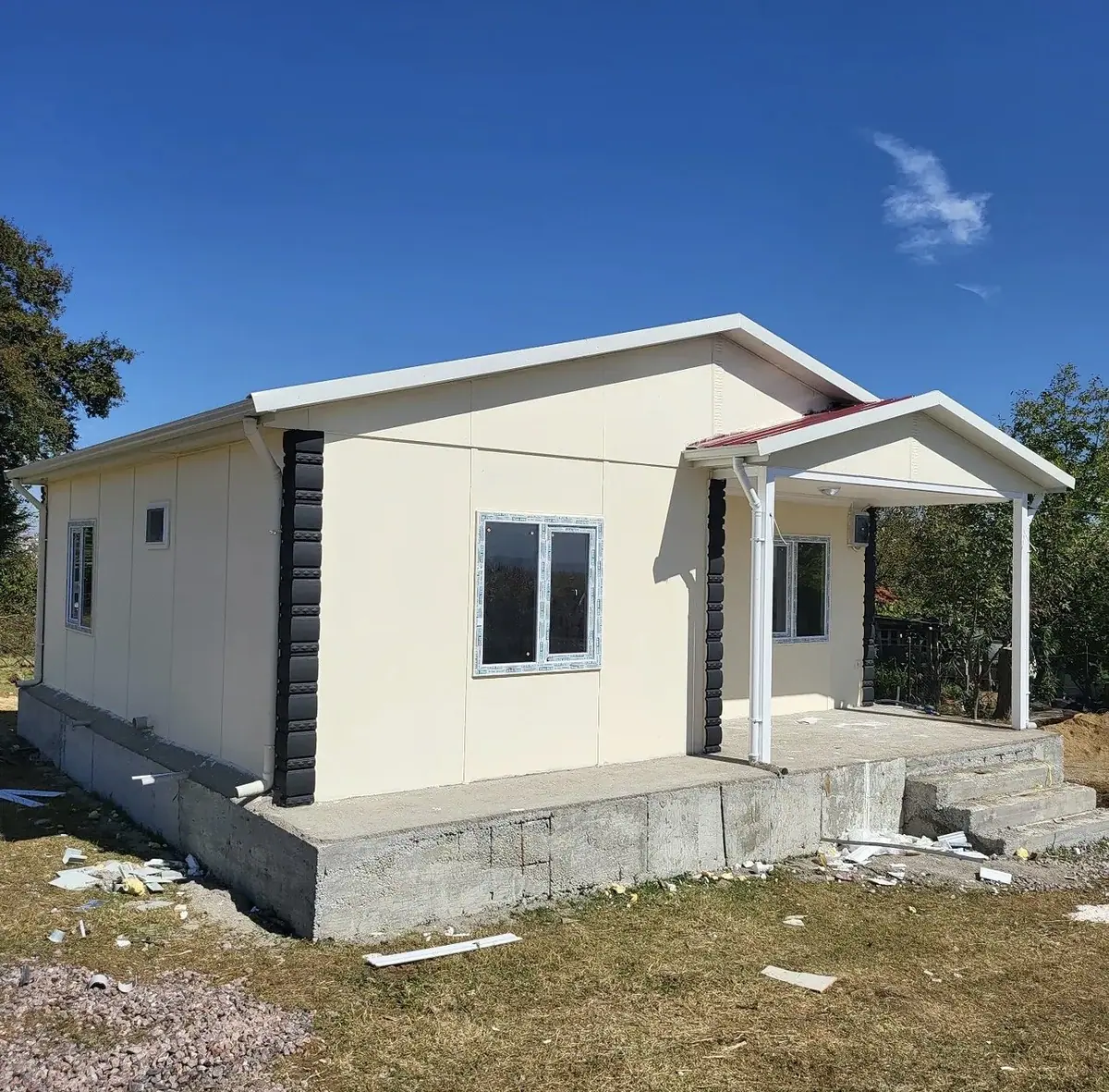 Evrenköy, Sakarya — teslim edilen 62 m² tek katlı prefabrik ev (1/4)