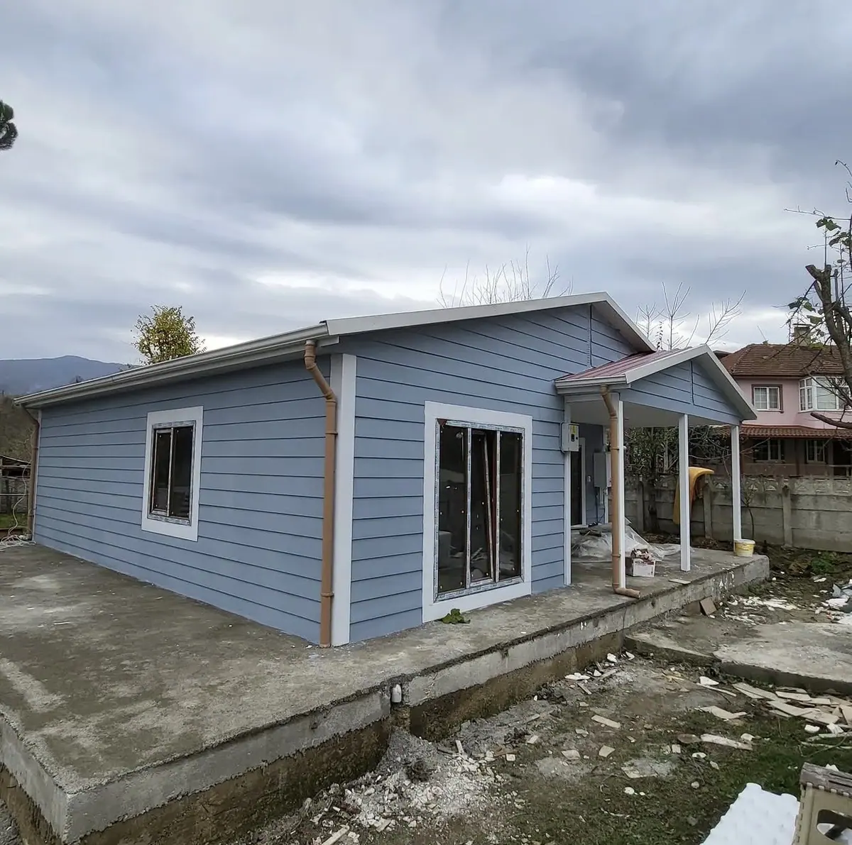 Karapürçek, Sakarya — teslim edilen 84 m² tek katlı prefabrik ev (1/3)