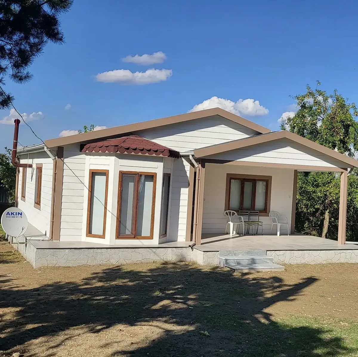 Karapürçek Bıçkıdere, Sakarya — teslim edilen 84 m² tek katlı prefabrik ev (1/2)
