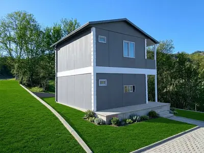 Çift katlı ev — Aktaş Prefabrik saha fotoğrafı, albüm 71