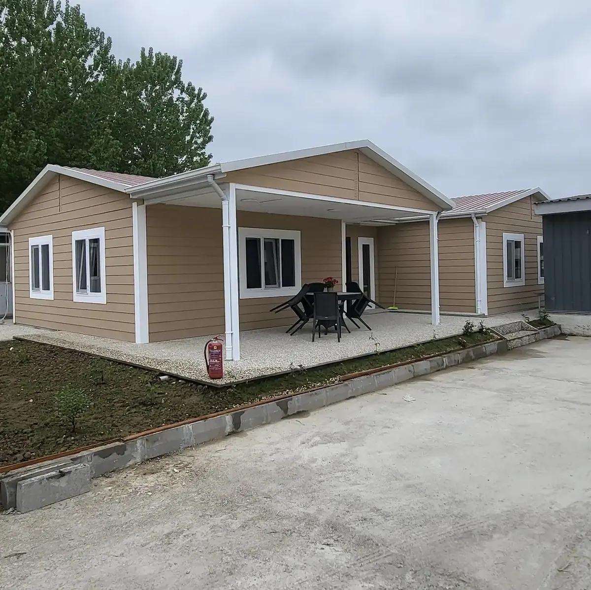 Sinop — teslim edilen 123 m² tek katlı prefabrik ev (1/2)
