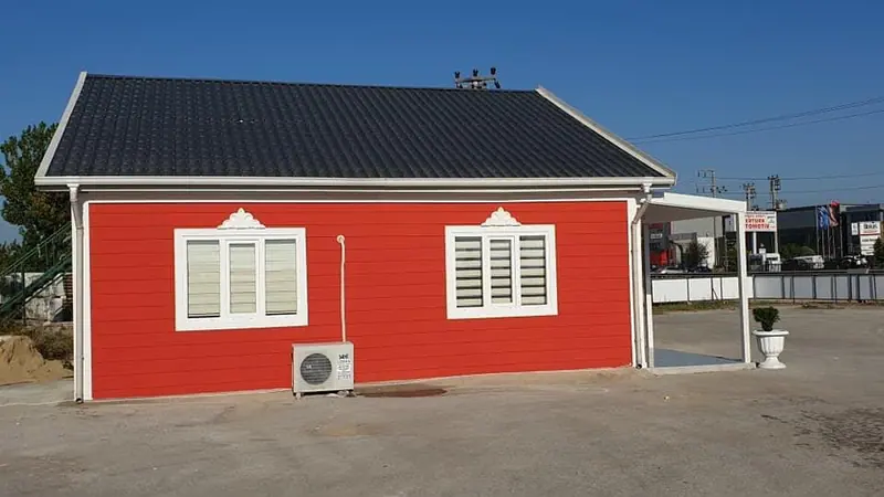 Sinop — teslim edilen tek katlı prefabrik ev (1/4)