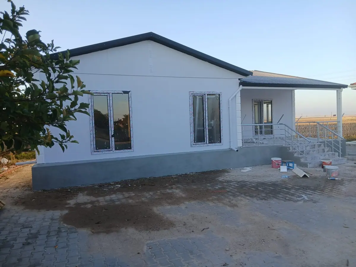 Sinop — teslim edilen tek katlı prefabrik ev (1/4)