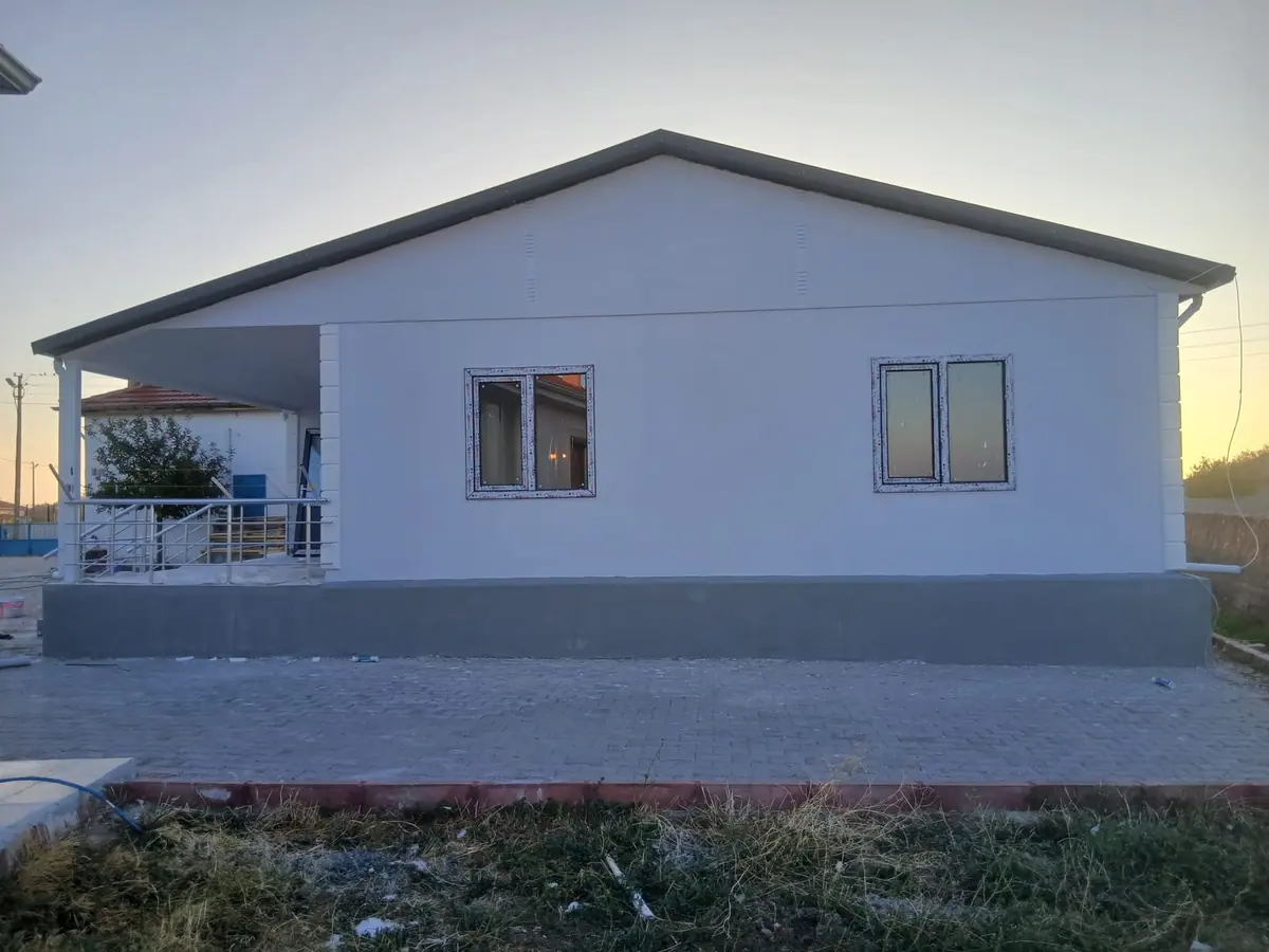 Sinop — teslim edilen tek katlı prefabrik ev (2/4)