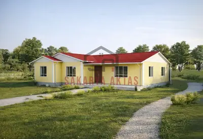 Eingeschossiges Fertighaus, 121 m², 3+1