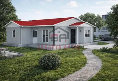 Eingeschossiges Fertighaus, 77 m², 2+1