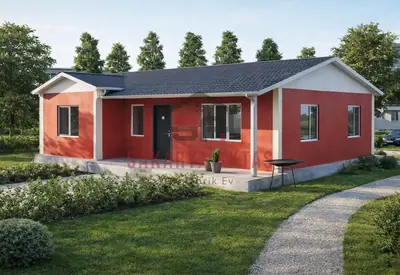 Eingeschossiges Fertighaus, 78 m², 2+1