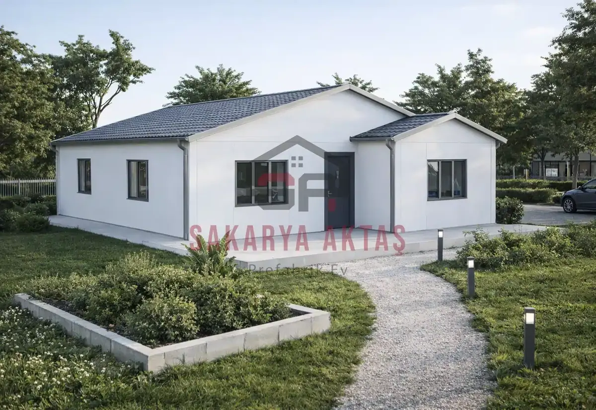 3+1 Tek Katlı Prefabrik Ev 86 m²