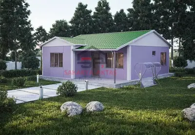 2+1 tek katlı prefabrik ev 68 m² — Yalova