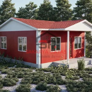 tek katlı prefabrik ev 45 m2