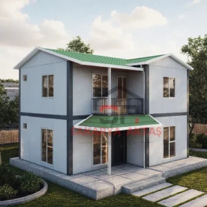 Çift Katlı Prefabrik Ev 100m2