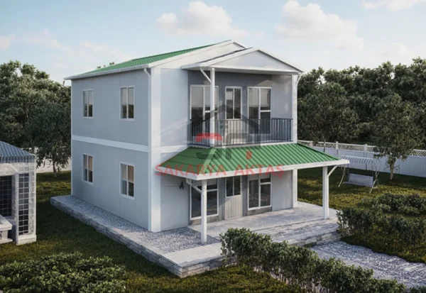 Çift Katlı Prefabrik Ev 122 m2