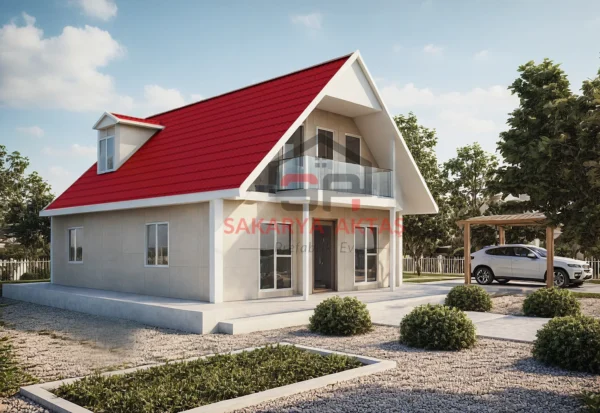 Çift Katlı Prefabrik Ev 134 m2