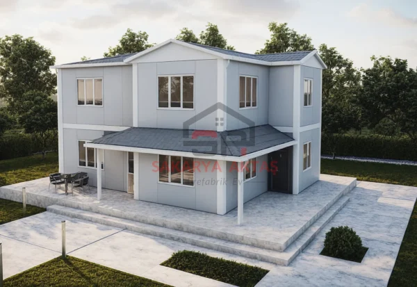 Çift Katlı Prefabrik Ev 142 m2