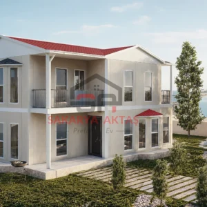 Çift Katlı Prefabrik Ev 155 m2