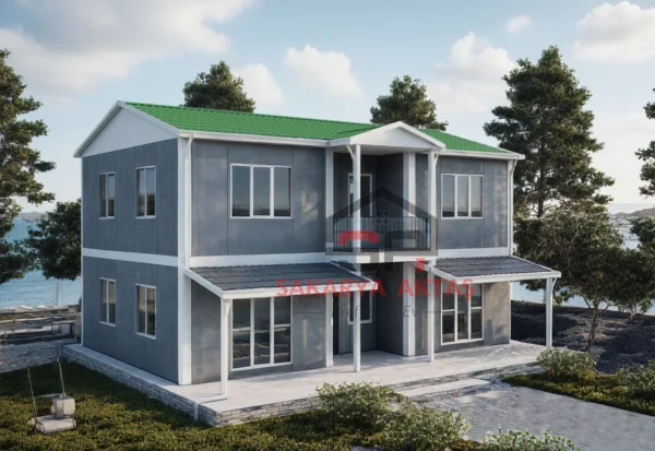 Çift Katlı Prefabrik Ev 158 m2