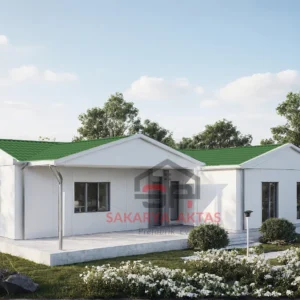 tek katlı prefabrik ev 123 m2