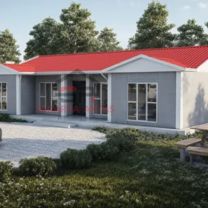 tek katlı prefabrik ev 129 m2