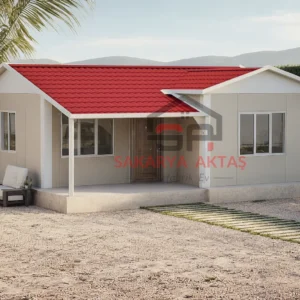 tek katlı prefabrik ev 49 m2