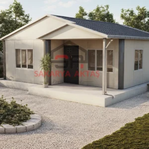 tek katlı prefabrik ev 62 m2