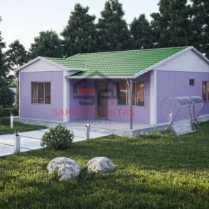 tek katlı prefabrik ev 68 m2