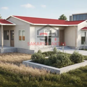 tek katlı prefabrik ev 81 m2