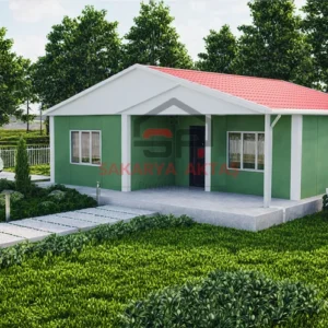 tek katlı prefabrik ev 84 m2