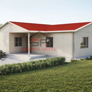 tek katlı prefabrik ev 93 m2