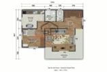4+1 Çift Katlı Prefabrik Ev 142 m²