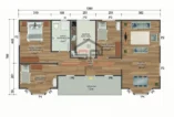 3+1 Tek Katlı Prefabrik Ev 98 m²