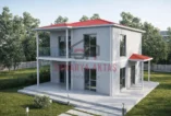 3+1 Çift Katlı Prefabrik Ev 118 m²