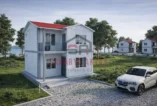 2+1 Çift Katlı Prefabrik Ev 82 m²
