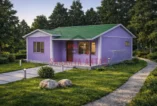 2+1 Tek Katlı Prefabrik Ev 68 m²