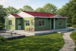 2+1 Tek Katlı Prefabrik Ev 72 m²