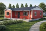2+1 Tek Katlı Prefabrik Ev 78 m²